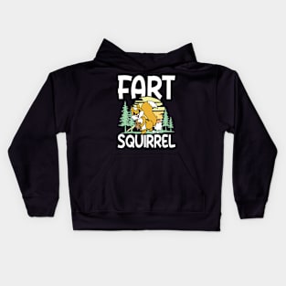 Fart Squirrel Kids Hoodie